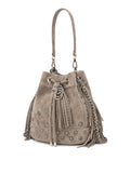 La Carrie Borsa a Secchiello Aztec Donna 161P-EM-206-SUE Taupe - Beige
