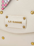 La Carrie Borsa a Tracolla Foulard Bowling Donna 161P-WM-320-TBL Ivory - Avorio