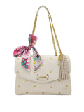 La Carrie Borsa a Tracolla Foulard Bowling Donna 161P-WM-320-TBL Ivory - Avorio