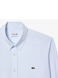 Lacoste Camicia Classica Uomo CH2933 Azzurro Chiaro - Celeste