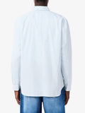 Lacoste Camicia Classica Celeste Uomo CH5084 - Bianco