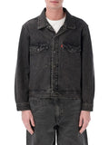 Levis Giubbino di Jeans Uomo 0010P Black - Nero