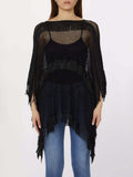 Liu Jo Poncho Donna 2A6008T0300 - Nero