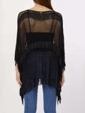 Liu Jo Poncho Donna 2A6008T0300 - Nero