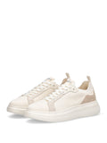 Liu Jo Sneakers Big Uomo 7B6011TX145 Knit/cow Suede Milk - Bianco