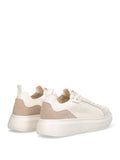Liu Jo Sneakers Big Uomo 7B6011TX145 Knit/cow Suede Milk - Bianco