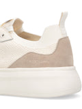 Liu Jo Sneakers Big Uomo 7B6011TX145 Knit/cow Suede Milk - Bianco