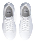 Liu Jo Sneakers Big Uomo 7G5015PX331 Calf Leather/tumbled White - Bianco