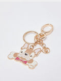 Liu Jo Portachiavi Dog Key Ring Donna AA6090A0001 Brass Gold - Oro