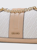 Liu Jo Borsa a Tracolla Donna AA6108E1118 Naturale/dk.cipria - Beige