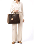 Liu Jo Borsa a Mano Donna AA6206E1092 Testa Moro/dk.cipria - Marrone