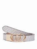 Liu Jo Cintura Reversibile Donna AA6239ES035 Naturale/lt.gold - Avorio