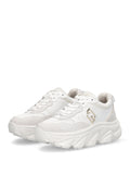 Liu Jo Sneakers Steffy Donna BA6025PX825 Calf Leather/mesh/pr White - Bianco