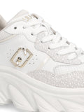 Liu Jo Sneakers Steffy Donna BA6025PX825 Calf Leather/mesh/pr White - Bianco