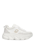 Liu Jo Sneakers Steffy Donna BA6025PX825 Calf Leather/mesh/pr White - Bianco