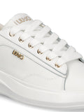Liu Jo Sneakers Casper Nero Donna BA6069P0102 Calf White/black - Bianco