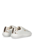 Liu Jo Sneakers Casper Oro Donna BA6069PX026 Calf Leather/metalli White/l - Bianco