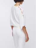 Liu Jo Maglia Donna CA6101MS55N Gleam White - Bianco