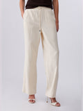 Liu Jo Pantalone Jogger Donna CA6113T557A Cremino Stripe - Beige