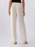 Liu Jo Pantalone Jogger Donna CA6113T557A Cremino Stripe - Beige