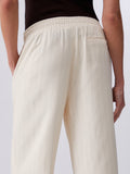 Liu Jo Pantalone Jogger Donna CA6113T557A Cremino Stripe - Beige