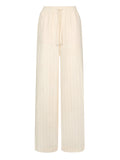 Liu Jo Pantalone Jogger Donna CA6113T557A Cremino Stripe - Beige