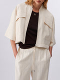 Liu Jo Giubbino Donna CA6117T557A Cremino Stripe - Beige