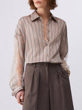 Liu Jo Camicia Casual Camicia Donna CA6119TS555 - Marrone