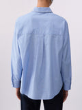 Liu Jo Camicia Casual Camicia Donna CA6168T520A Azzurro Cielo/white - Celeste
