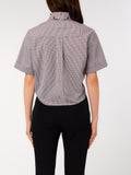 Liu Jo Camicia Casual Camicia Donna CA6248T527A Choco Square - Marrone