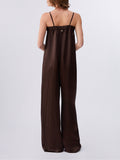 Liu Jo Jumpsuit Donna CA6307T450A Chocolate Black - Marrone