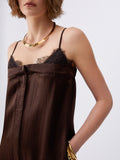 Liu Jo Jumpsuit Donna CA6307T450A Chocolate Black - Marrone