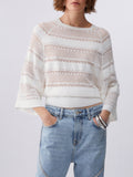 Liu Jo Maglia Donna CA6353MS55N Gleam White - Bianco