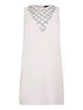 Liu Jo Vestito Mini Donna PA6007T2527 Ostrica - Avorio