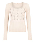 Liu Jo Maglia Donna PA6021MS99E Ostrica/embrodery - Avorio
