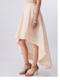 Liu Jo Gonna Longuette Donna PA6041T8578 Ostrica - Avorio