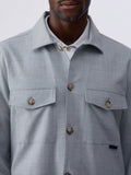 Liu Jo Giacca Overshirt Uomo QA6063T219A Ice Grey - Grigio