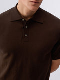 Liu Jo Polo Uomo QA6071MA19R Plain Chocolate - Marrone