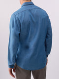 Liu Jo Camicia Jeans Uomo QXX053D5056 Den.blue Sing Wash - Denim