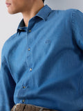 Liu Jo Camicia Jeans Uomo QXX053D5056 Den.blue Sing Wash - Denim