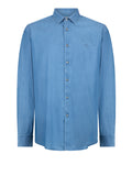 Liu Jo Camicia Jeans Uomo QXX053D5056 Den.blue Sing Wash - Denim