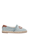 Liu Jo Slip On Capri Donna SA6091TX523 Monogram Denim Light Blue - Celeste