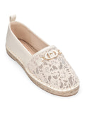 Liu Jo Slip On Capri Donna SA6097EX349 Spreading/macrame Natural - Bianco