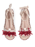 Liu Jo Sandalo Paros Donna SA6101T6948 Canvas Natural/coral - Avorio
