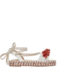 Liu Jo Sandalo Paros Donna SA6101T6948 Canvas Natural/coral - Avorio