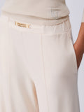 Liu Jo Pantalone Palazzo Donna TA6026JS182 Warm Champagne - Avorio