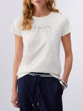 Liu Jo T-shirt Donna TA6056JS923 White Milk/liujo - Bianco