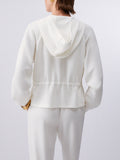 Liu Jo Felpa Cappuccio Donna TA6076JS869 White Milk - Bianco