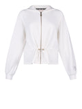 Liu Jo Felpa Cappuccio Donna TA6076JS869 White Milk - Bianco