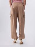 Liu Jo Pantalone Cargo Donna TA6154TS922 Almond - Marrone